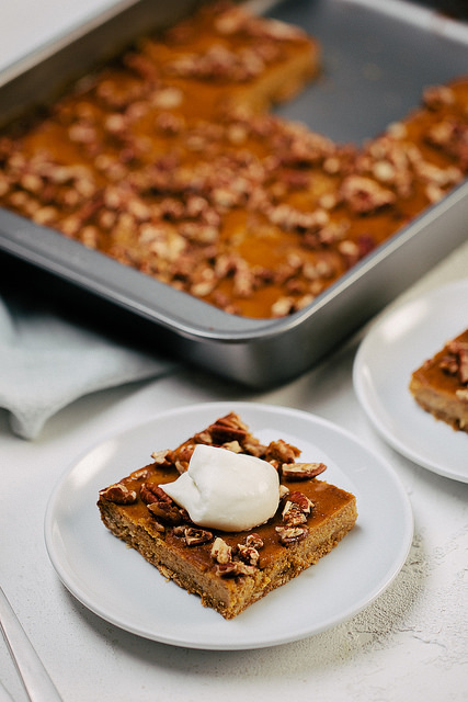 Pumpkin Pecan Squares