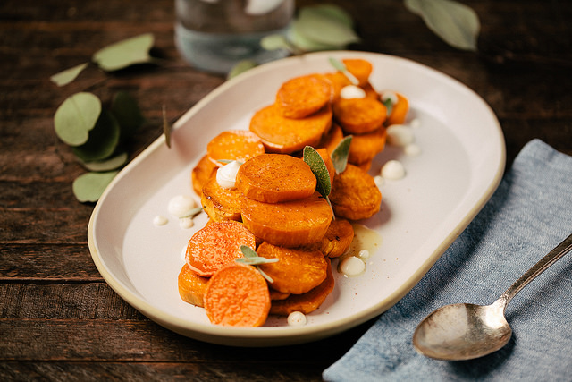 Honey-Glazed Roasted Sweet Potatoes