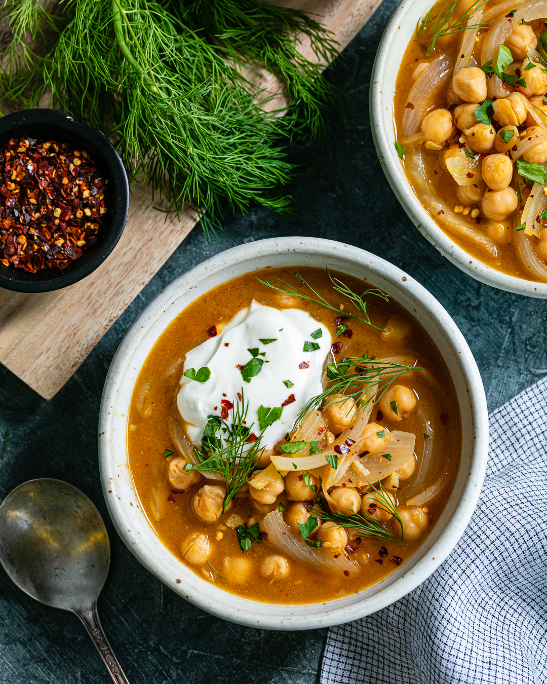 Chickpea, Lemon & Fennel Soup 