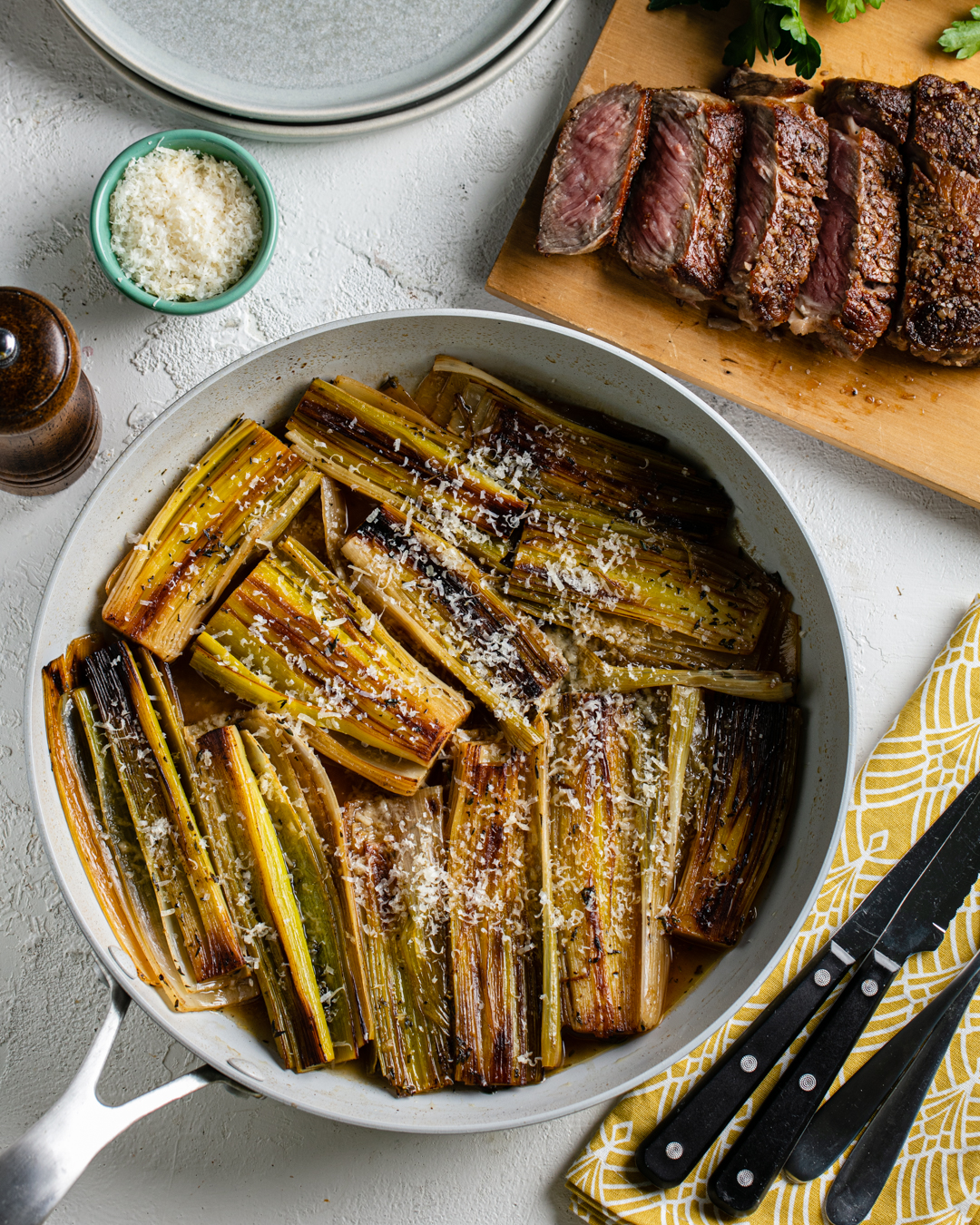 Braised Leeks