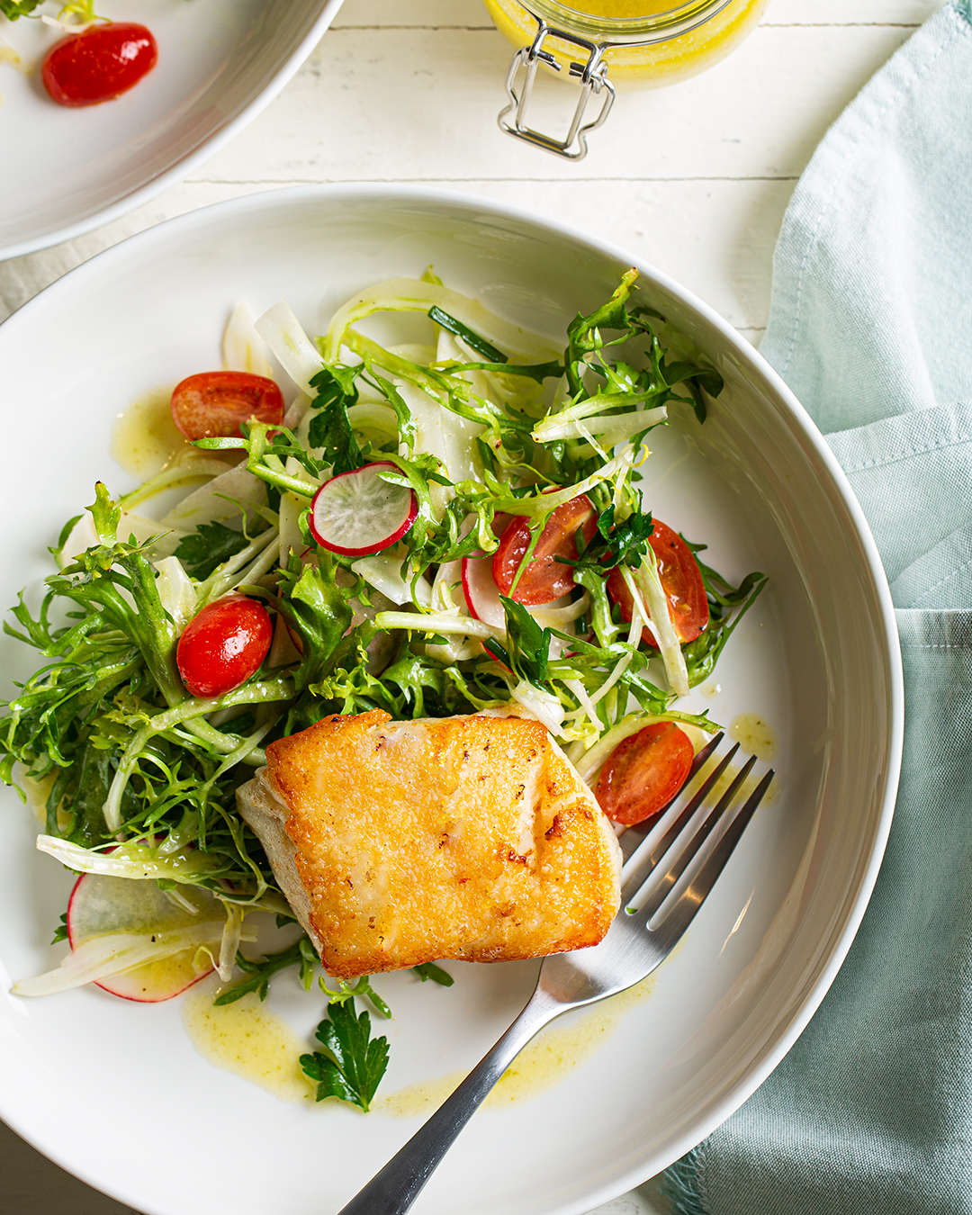 Sea Bass & Fennel Salad