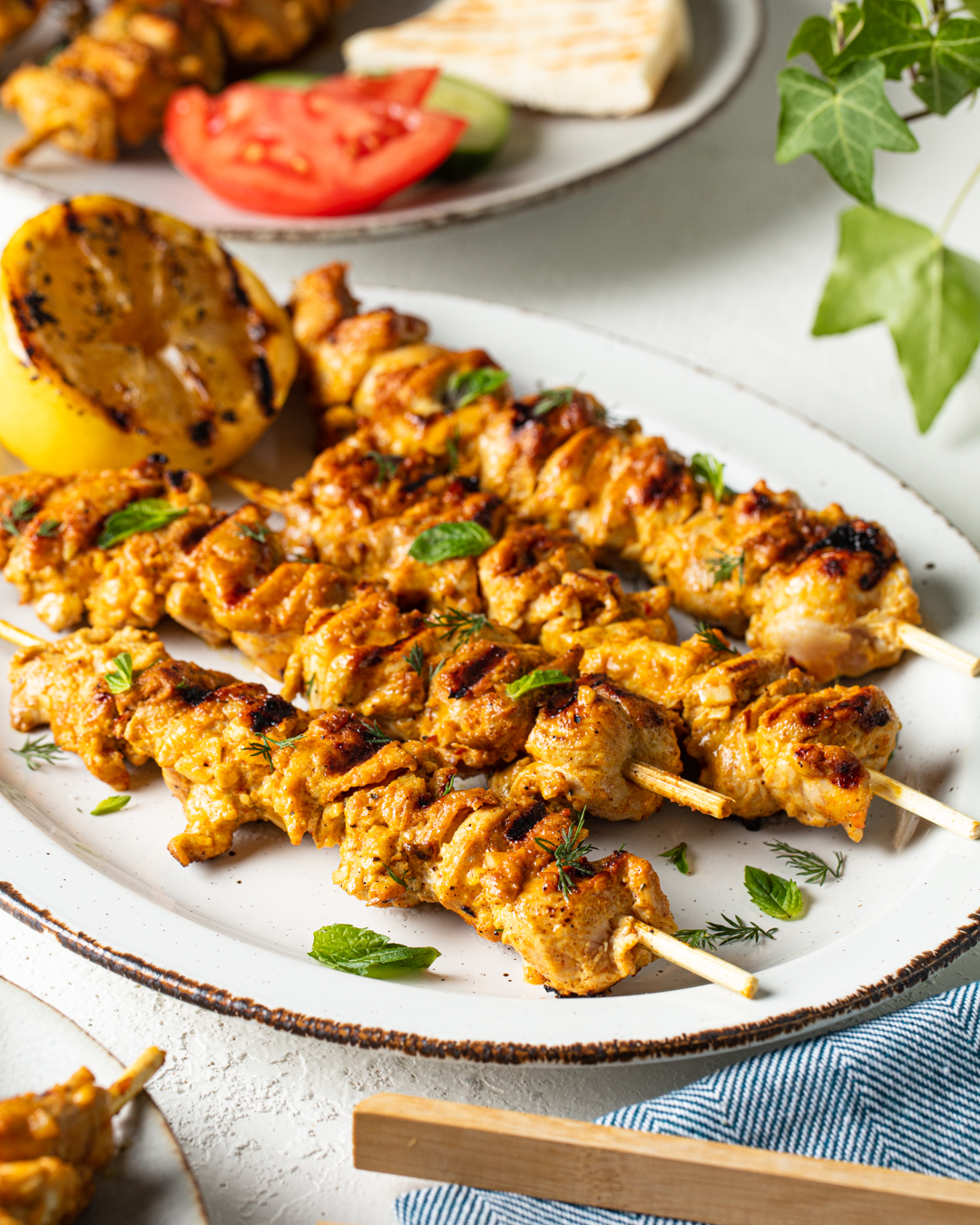 Chicken Shawarma Skewers