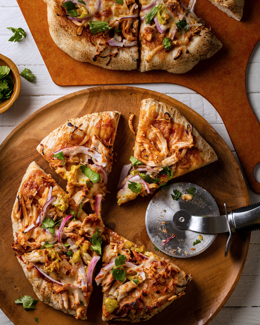 Grilled Barbecue Chicken Pizza