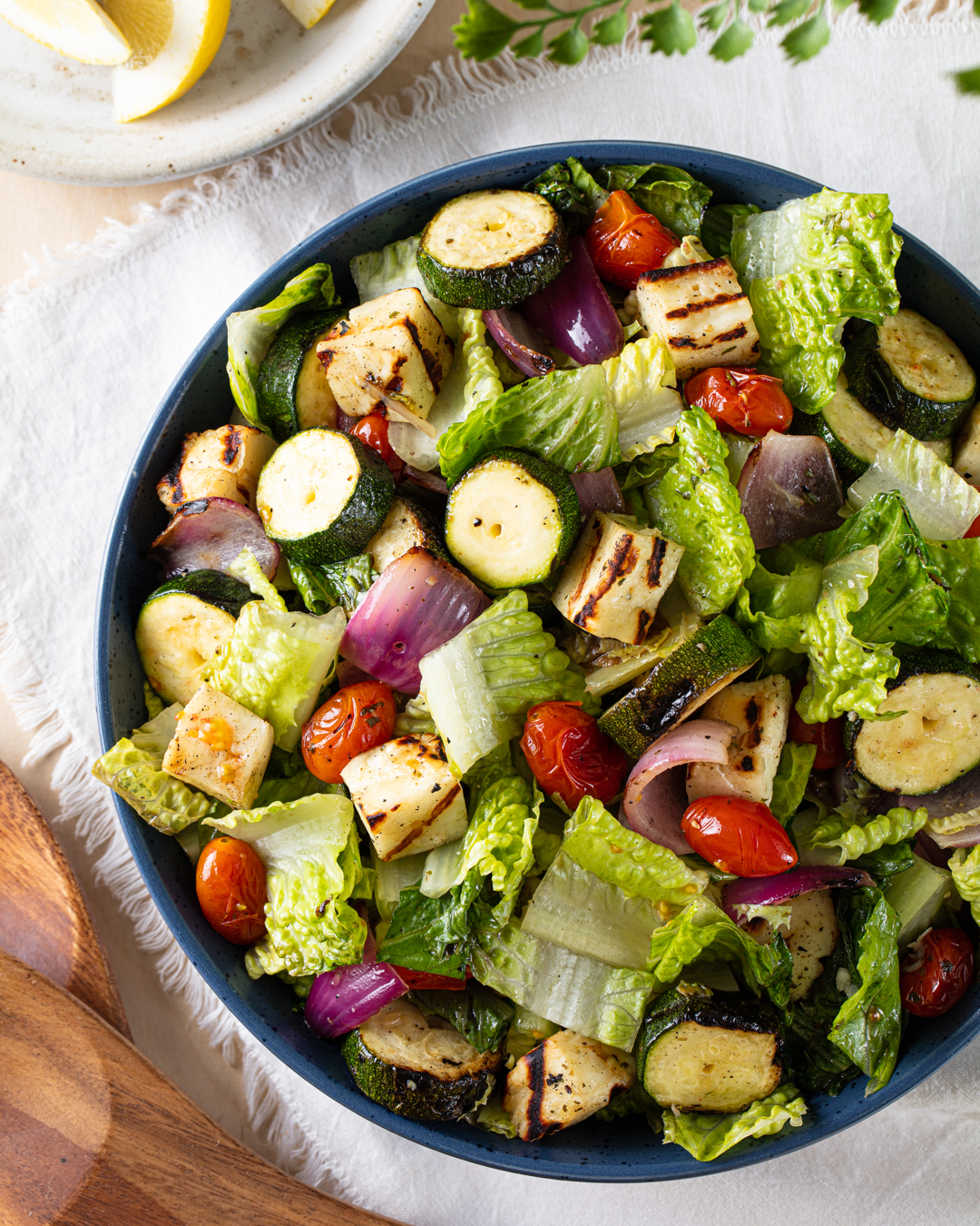 Grilled Halloumi Salad