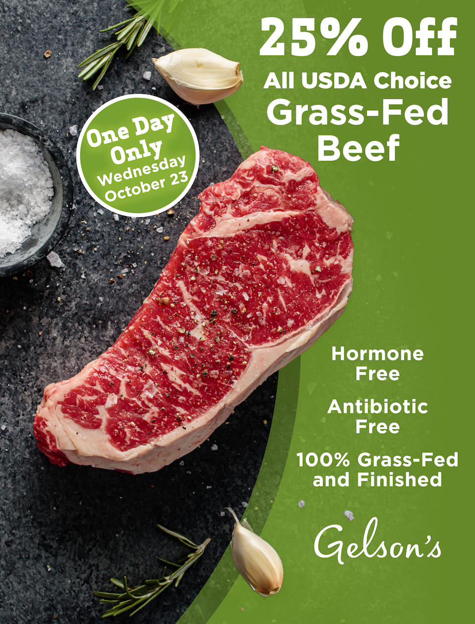 Grass Fed Beef Sale