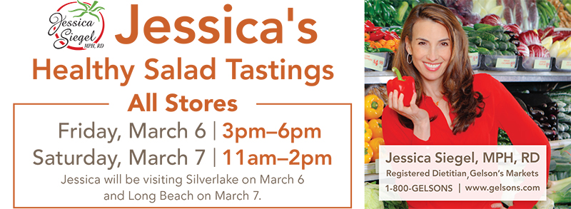 Jessica's Healthy Salad Tastings March 2020
