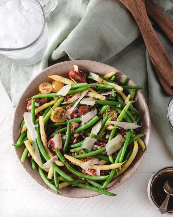 Bean Salad with Bacon & Tomato