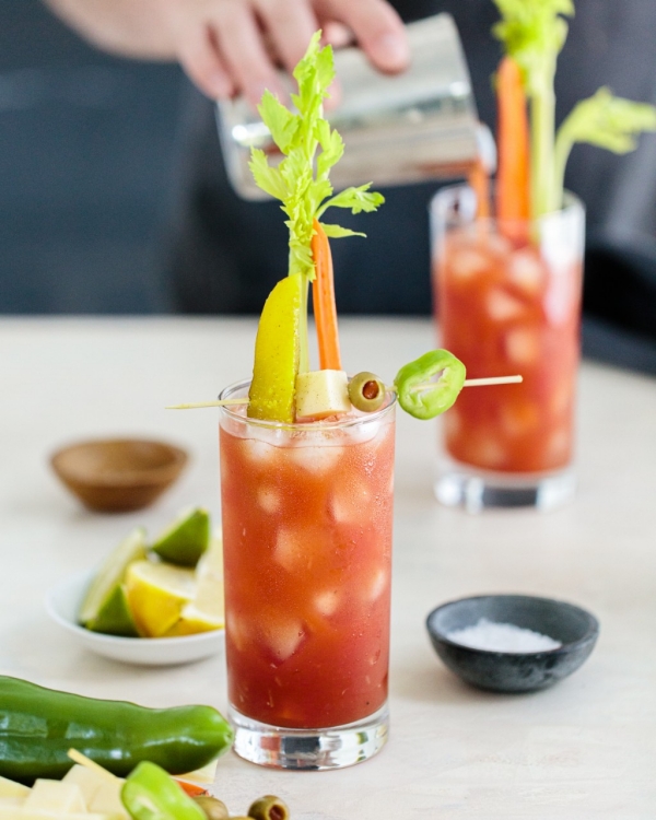 Bloody Mary & Roasted Hatch Chile-Infused Vodka 