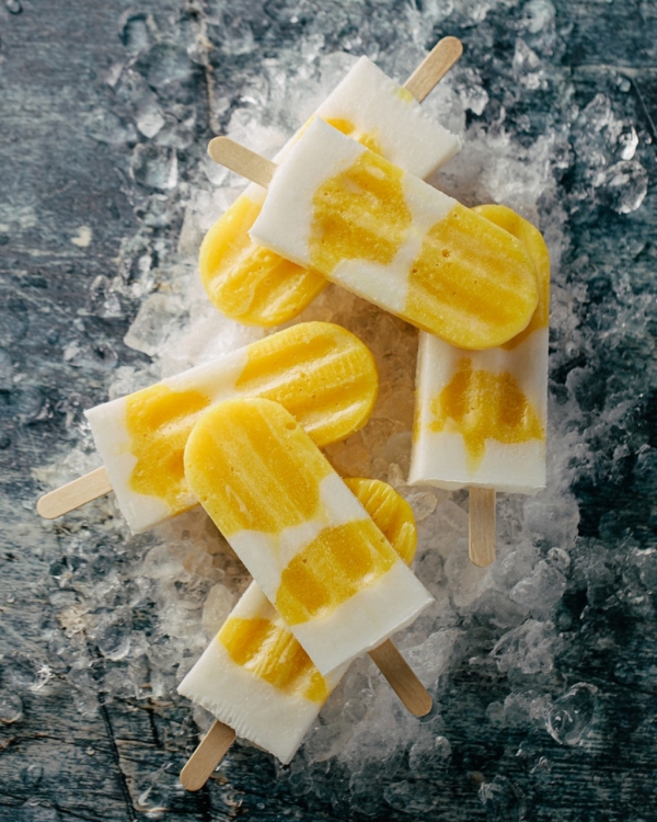 Coconut Mango Popsicles