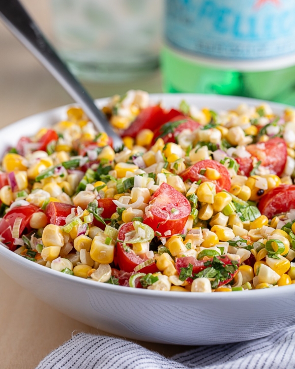 Corn & Tomato Salad with Sambal Oelek