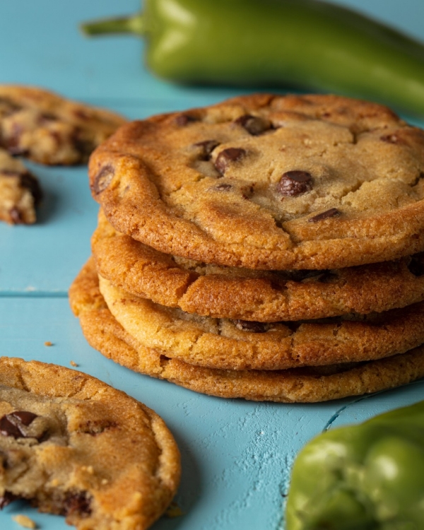 Hatch Chile Chocolate Chip Cookies