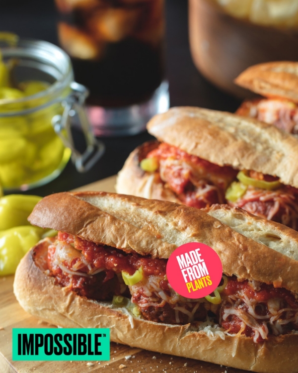 Impossible™ Meatball Subs (Made with Impossible™ Burger)