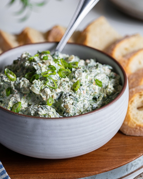 No-Cook Spinach Dip