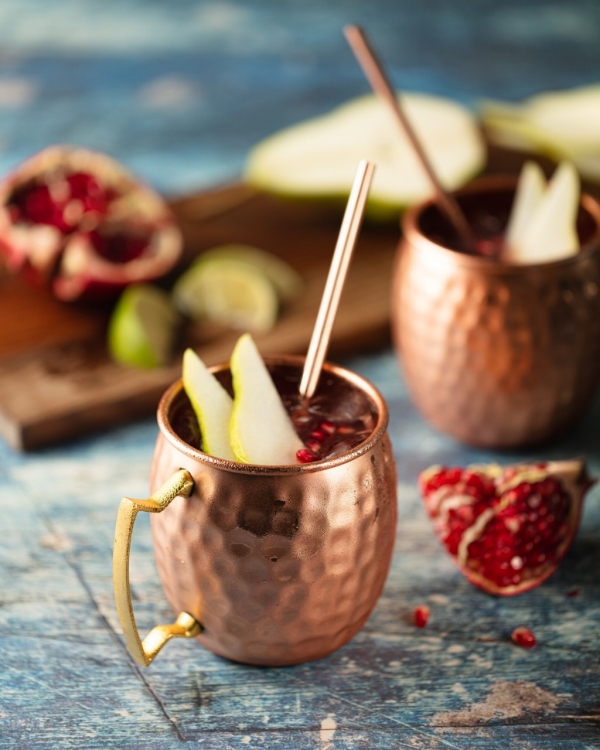 Pear Pomegranate Mule