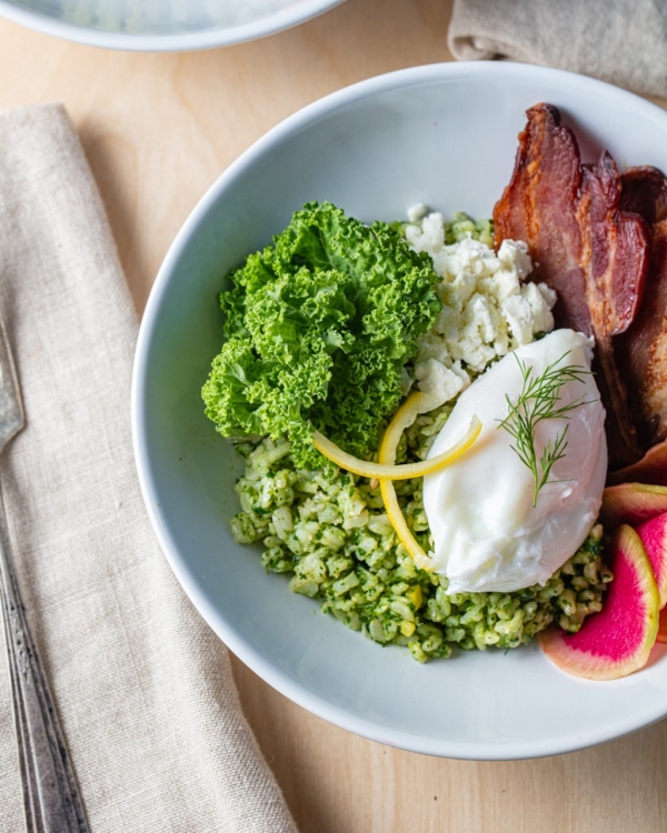 Pesto Rice Bowl