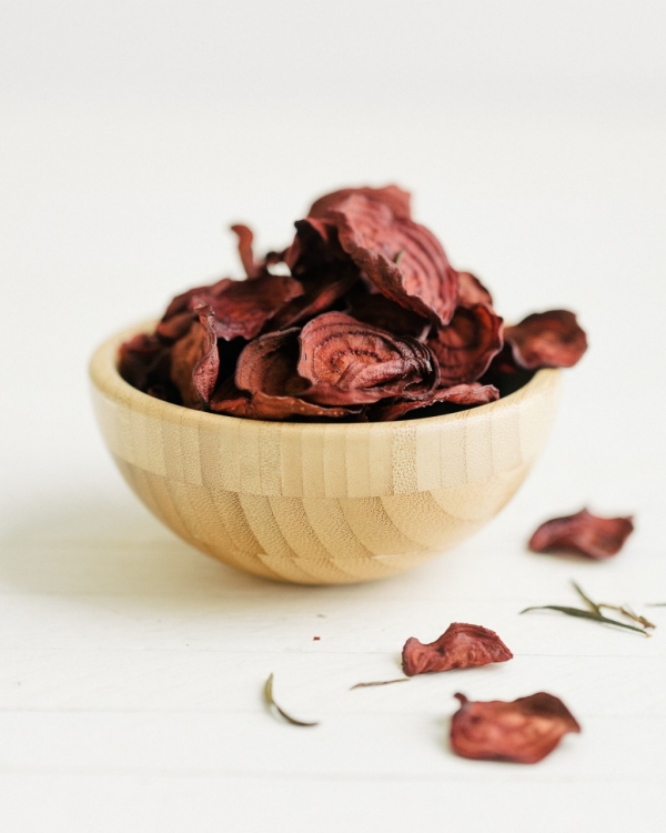 Sea Salt and Rosemary Beet Chips Sea Salt and Rosemary Beet Chips