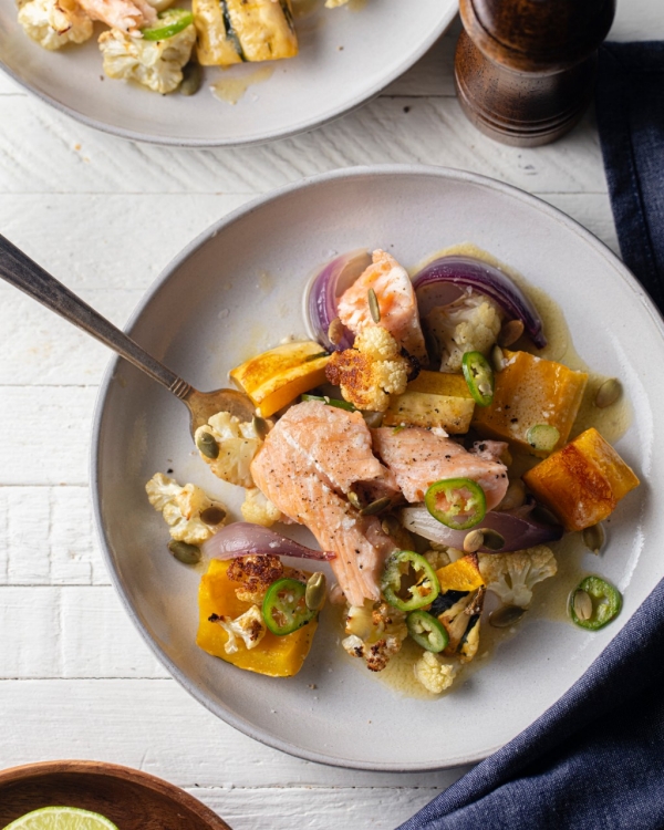 Sheet-Pan Salmon & Squash Sheet-Pan Salmon & Squash