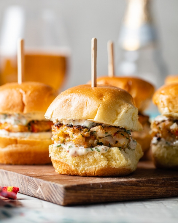 Shrimp Po’Boy Sliders & Remoulade