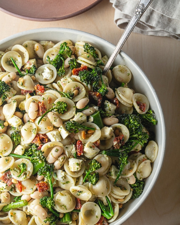 Sun-Dried Tomato and Broccolini Pasta Salad